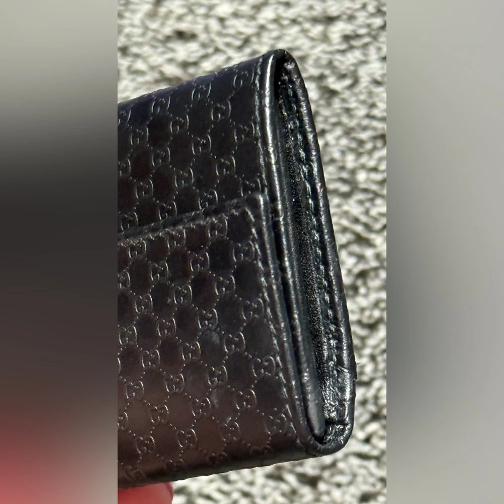 🚨SALE🚨Gucci guccissima black card holder - Picture 7 of 8